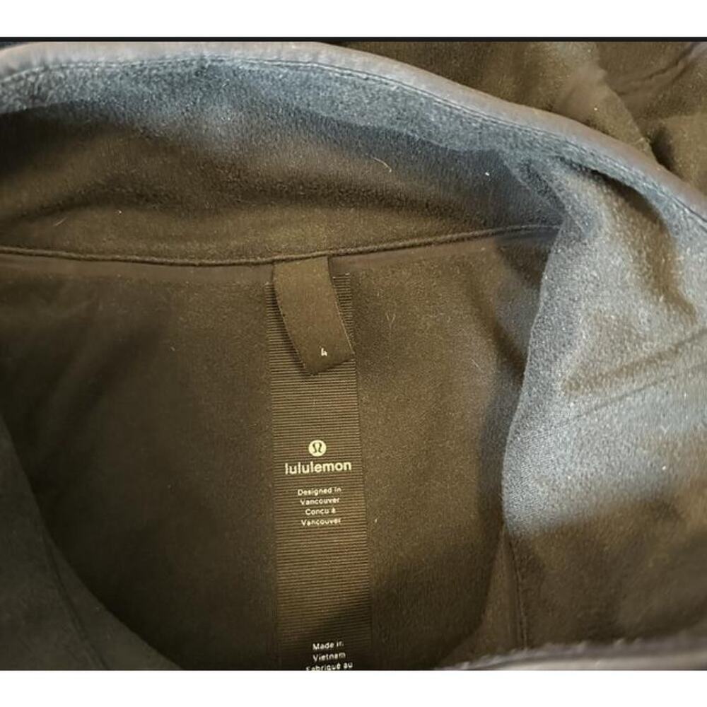 Lululemon Sleet Sprinter Jacket Black Size 4 - Picture 7 of 8
